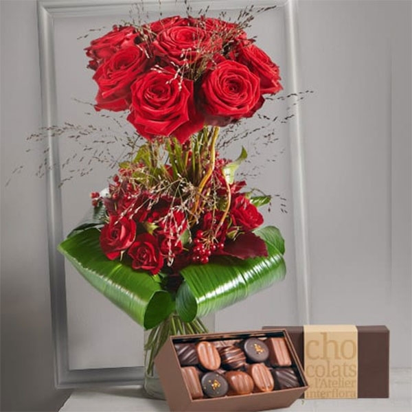 Interflora bouquet chocolat
